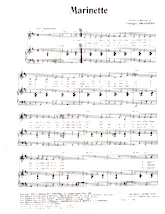 download the accordion score Marinette in PDF format