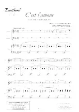 download the accordion score C'EST L'AMOUR (VERSION CHORALE) in PDF format
