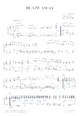 download the accordion score BLAZE AWAY in PDF format