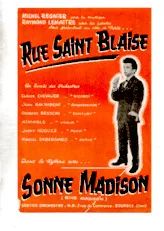 scarica la spartito per fisarmonica Rue Saint Blaise (orchestration) in formato PDF