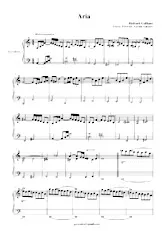 download the accordion score Aria in PDF format