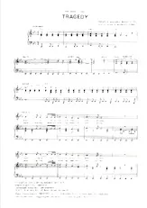 télécharger la partition d'accordéon Tragedy au format pdf