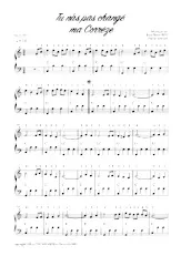 download the accordion score Tu n'as pas changé, ma Corrèze in PDF format