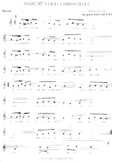 descargar la partitura para acordeón Marche vers Compostelle en formato PDF