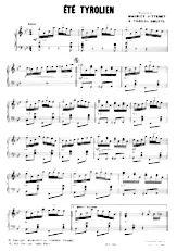 descargar la partitura para acordeón Eté Tyrolien en formato PDF