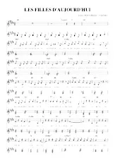 download the accordion score LES FILLES D'AUJOURD'HUI in PDF format
