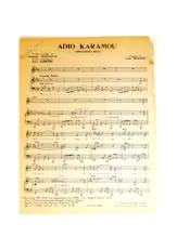download the accordion score adio karamou in PDF format