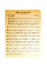 descargar la partitura para acordeón adio karamou en formato PDF