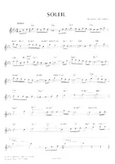 descargar la partitura para acordeón Soleil en formato PDF
