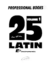 télécharger la partition d'accordéon 25 Latin (Professional Books) (Eb Instruments) (Volume 1) au format PDF