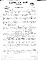 download the accordion score Serva la bari in PDF format