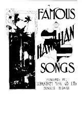 télécharger la partition d'accordéon Famous-Hawaiian / Songs / 40 Titres au format PDF