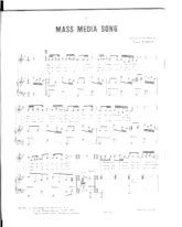 scarica la spartito per fisarmonica MASS MEDIA SONG in formato PDF
