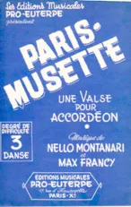 descargar la partitura para acordeón PARIS MUSETTE en formato PDF