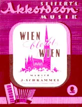 télécharger la partition d'accordéon Wien bleibt Wien (Vienne reste Vienne) I & II (solo) Accordéons au format PDF