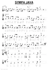 download the accordion score SYMPA JAVA in PDF format