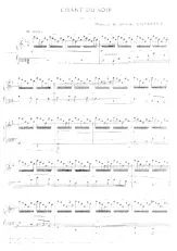 scarica la spartito per fisarmonica Chant du soir in formato PDF