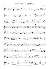 télécharger la partition d'accordéon RHUMBA TO REMIND au format PDF