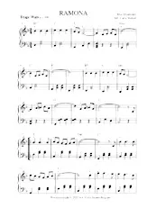 télécharger la partition d'accordéon RAMONA PIANO au format PDF