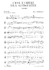 scarica la spartito per fisarmonica C'est l'chéri d'la guinguette in formato PDF