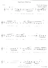 download the accordion score Bachata Malina (avec Paroles) in PDF format