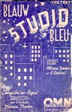 télécharger la partition d'accordéon Studio bleu - blaw studio au format PDF