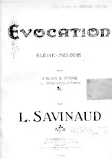 télécharger la partition d'accordéon Évocation (élégie-mélodie) au format PDF