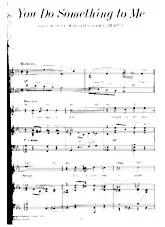 download the accordion score You do something to me in PDF format