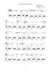 descargar la partitura para acordeón Game of Thrones en formato PDF