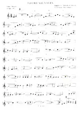 download the accordion score Fleurs sauvages in PDF format