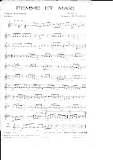 descargar la partitura para acordeón Femme et Mari en formato PDF