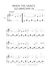 télécharger la partition d'accordéon WHEN THE SAINTS GO MARCHIN' IN au format PDF