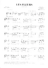 descargar la partitura para acordeón Les fleurs en formato PDF