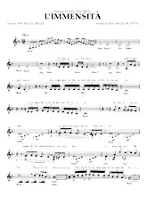 download the accordion score L'Immensita in PDF format