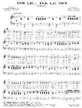 download the accordion score Dis le... Dis le moi (Timiami) in PDF format
