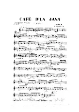 télécharger la partition d'accordéon CAFE D'LA JAVA au format PDF