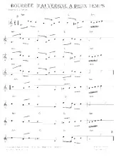 download the accordion score Bourrée d'Auvergne à deux temps in PDF format