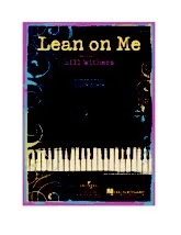 descargar la partitura para acordeón Lean on me en formato PDF