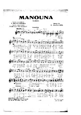 scarica la spartito per fisarmonica MANOUNA in formato PDF