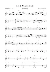 download the accordion score LILI MARLENE Accordeon in PDF format