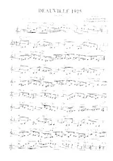 télécharger la partition d'accordéon Deauville 1925 au format PDF