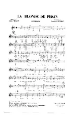 download the accordion score LA BLONDE DE PEKIN in PDF format
