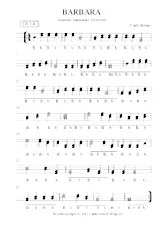 download the accordion score BARBARA  in PDF format