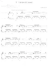 download the accordion score Tristesse in PDF format