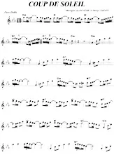 download the accordion score Coup de soleil in PDF format