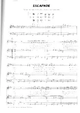 download the accordion score Escapade in PDF format