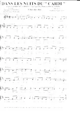 scarica la spartito per fisarmonica Dans les nuits du Cardi in formato PDF