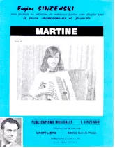 télécharger la partition d'accordéon Martine au format PDF