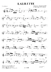 download the accordion score Lalilette in PDF format