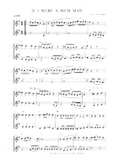 télécharger la partition d'accordéon IF I WERE A RICH MAN Clarinet Duo au format PDF